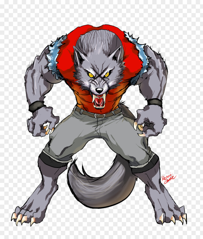 Gray Wolf Bloody Roar 2 Werewolf Fan Art PNG
