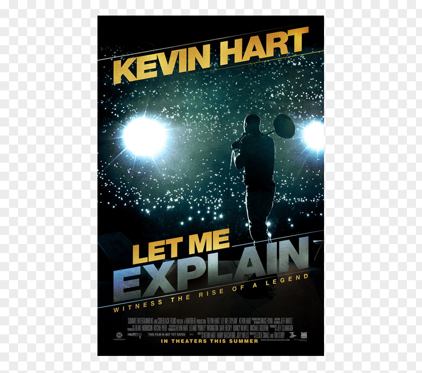 Kevin Hart Madison Square Garden Film Poster Let Me Explain PNG