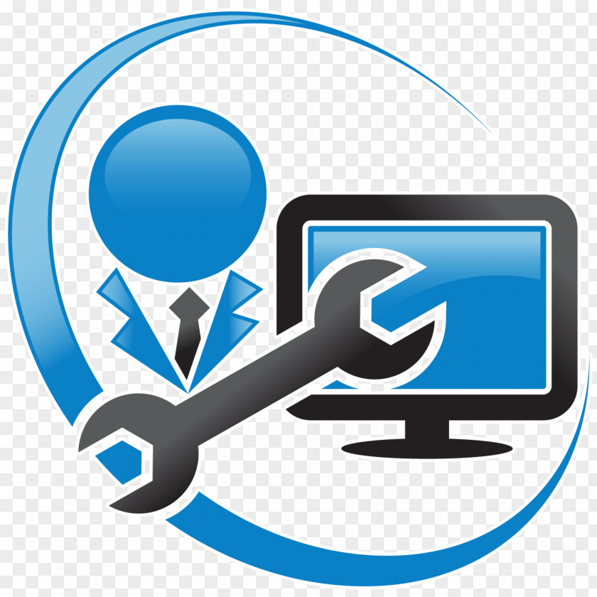 Laptop Computer Repair Technician Logo Clip Art PNG