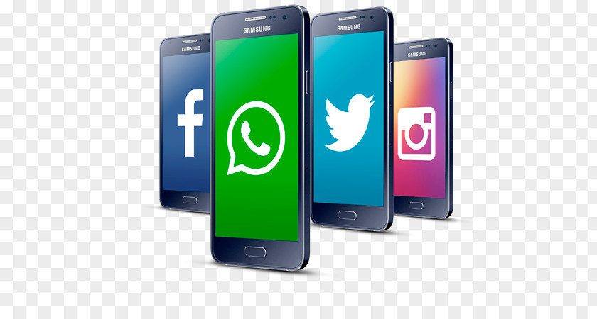 Redes Sociales Feature Phone Smartphone WhatsApp Instagram Social Network PNG