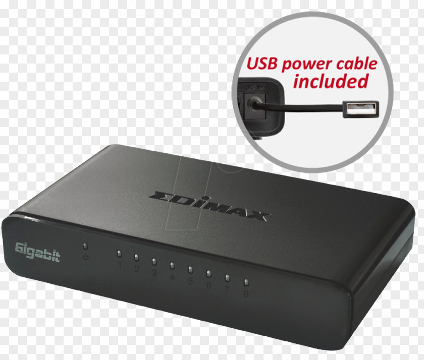 Switch Hub Network Gigabit Ethernet Edimax Port IEEE 802 PNG