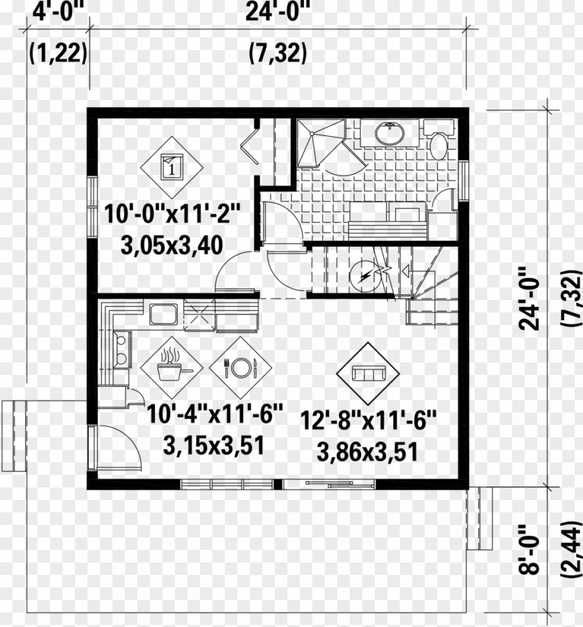 Toilet Floor Plan House Storey Tiny Movement PNG
