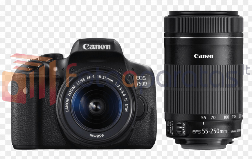 Canon EF-S 18–55mm Lens EOS 1300D 750D EF Mount 18–135mm PNG