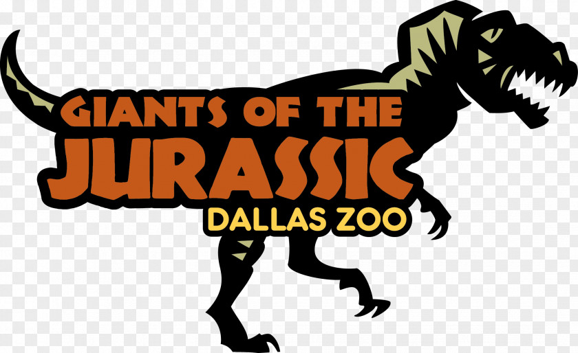 Logo Dallas Zoo Jurassic Brand PNG