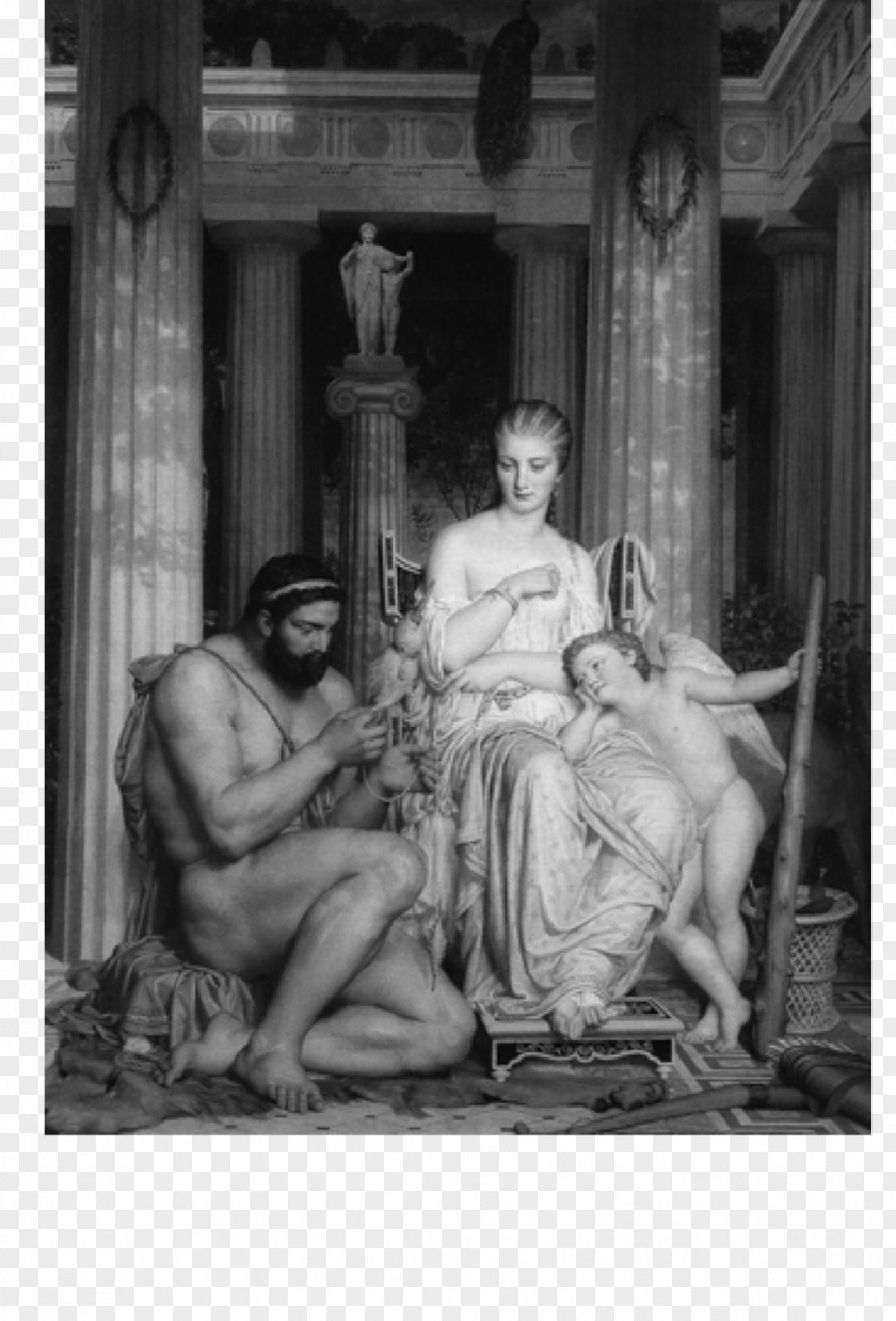 Painting Hercules And Omphale Heracles Deianira PNG