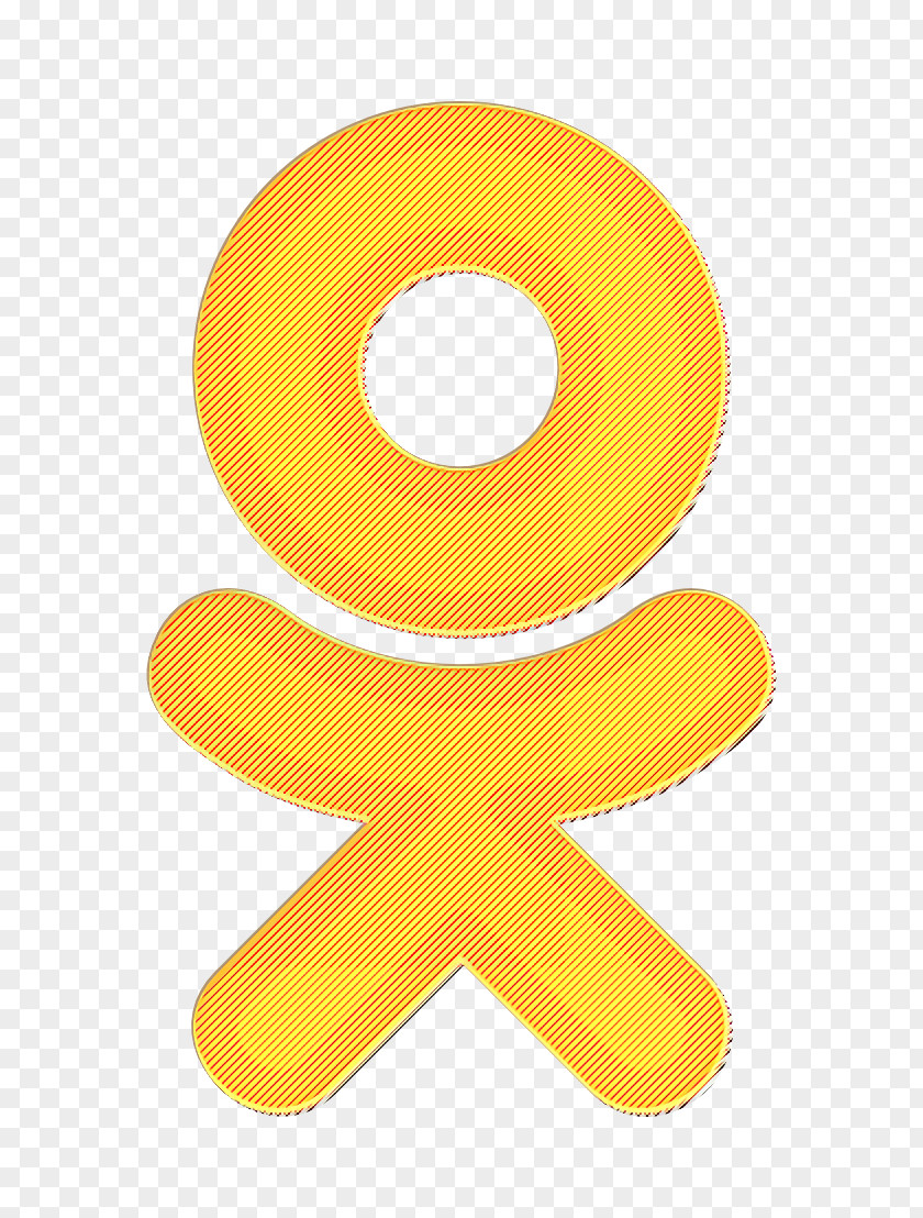 Symbol Orange Odnoklassniki Icon PNG