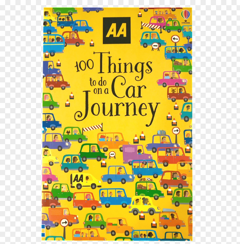 Car 100 Things To Do On A Journey Road Trip Travel Book PNG