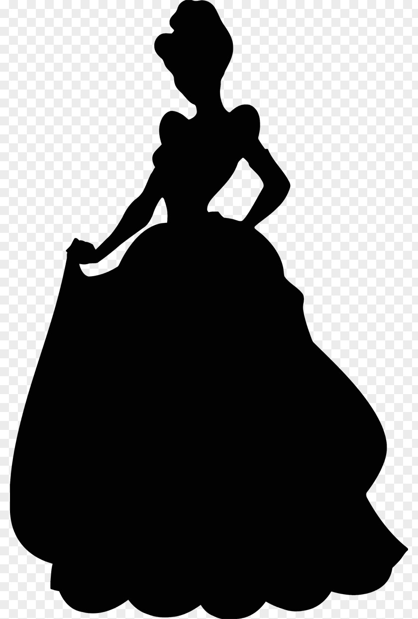 Cinderella Silhouette Disney Princess PNG