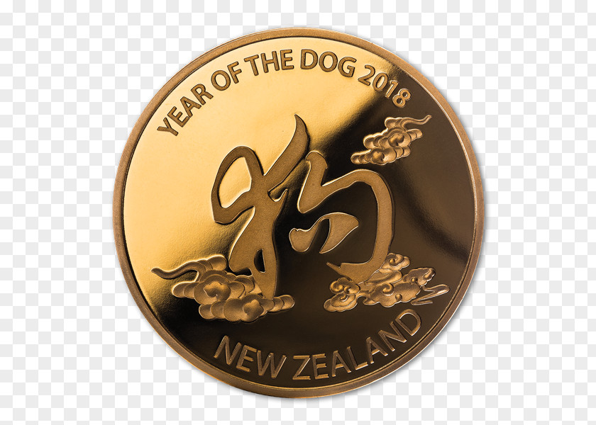 Dog Medal Gold Coin Postage Stamps PNG