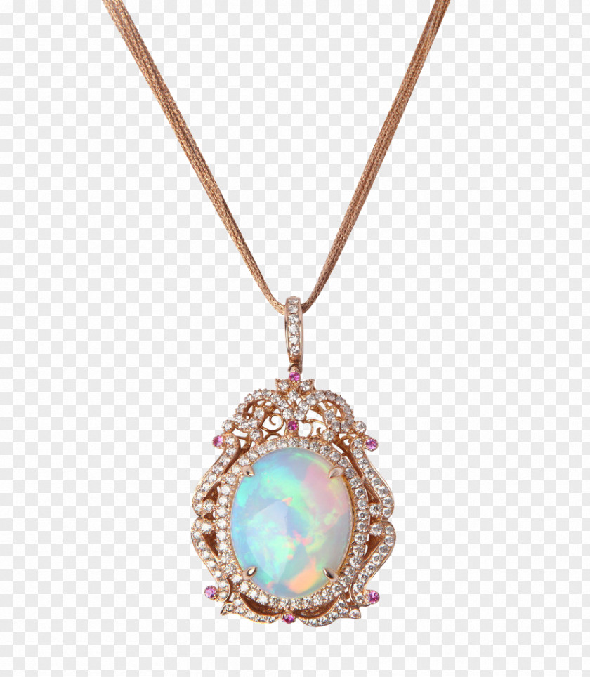 Retro Necklace Diamond Sapphire Jewellery PNG