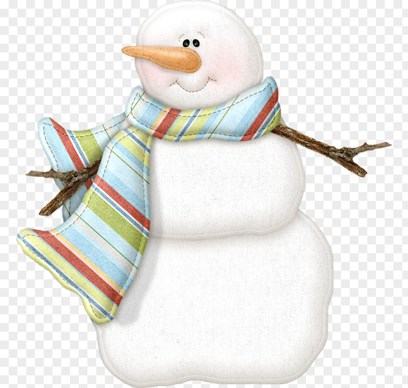 Snowman Christmas Message Clip Art PNG