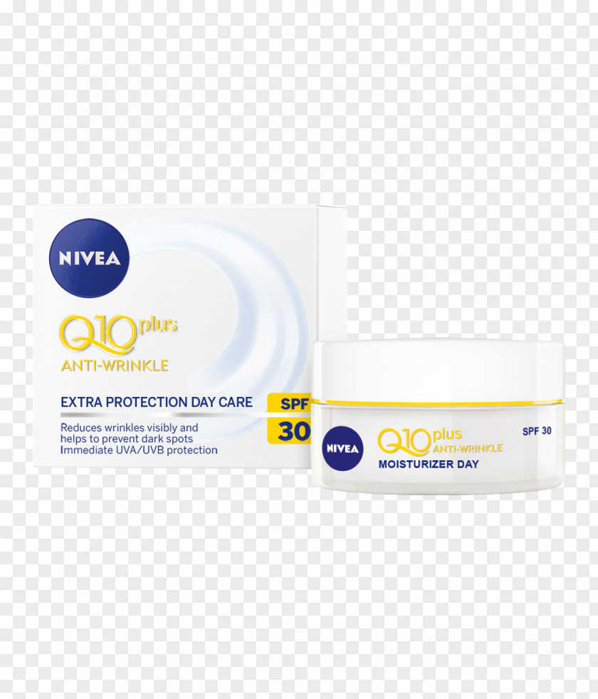 Care Center NIVEA Q10 Plus Anti-Wrinkle Day Cream Product Design Moisturizer PNG
