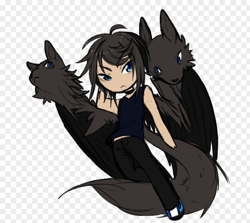 Cat Dog Black Hair Legendary Creature Canidae PNG