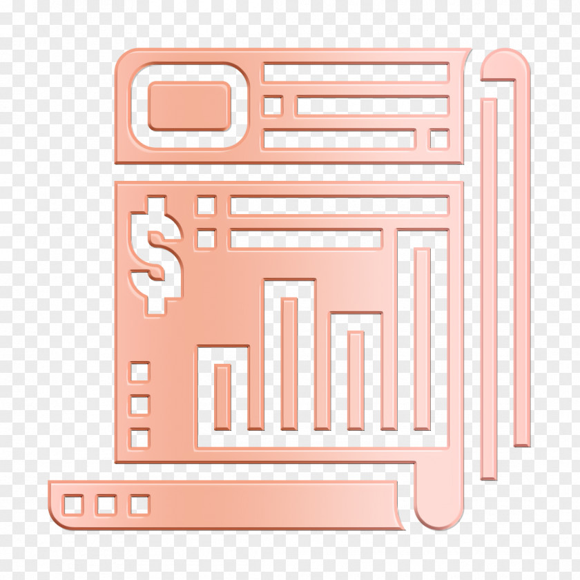 Investment Icon Newspaper Files And Folders PNG