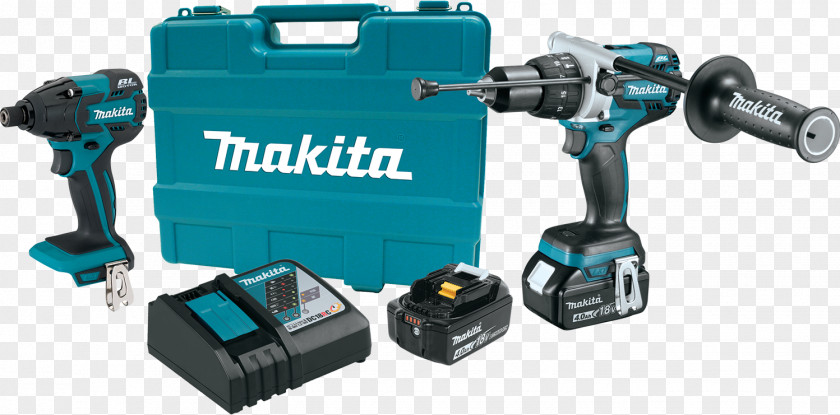 Makita Drill XT248 Impact Driver Lithium-ion Battery Cordless PNG