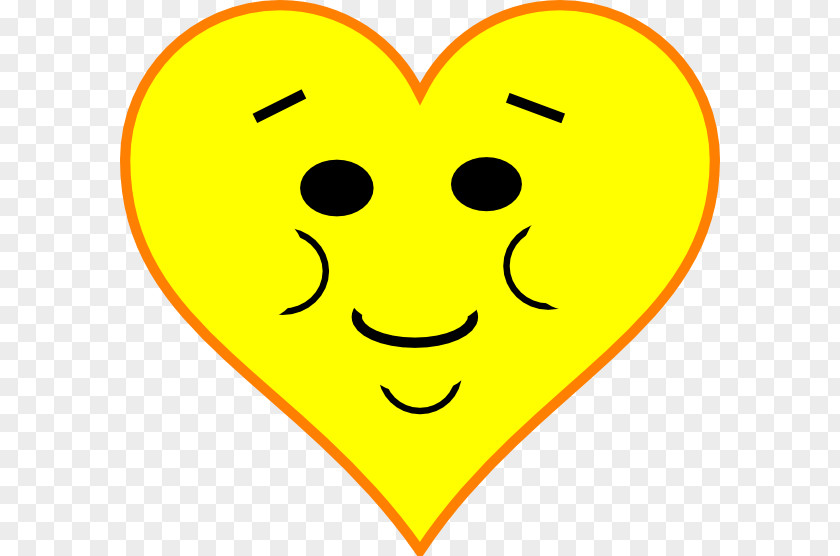 Smiley Line Heart Clip Art PNG