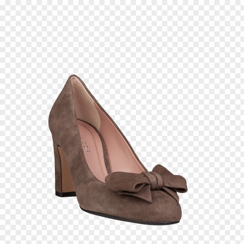 Suede Shoe Walking Pump PNG