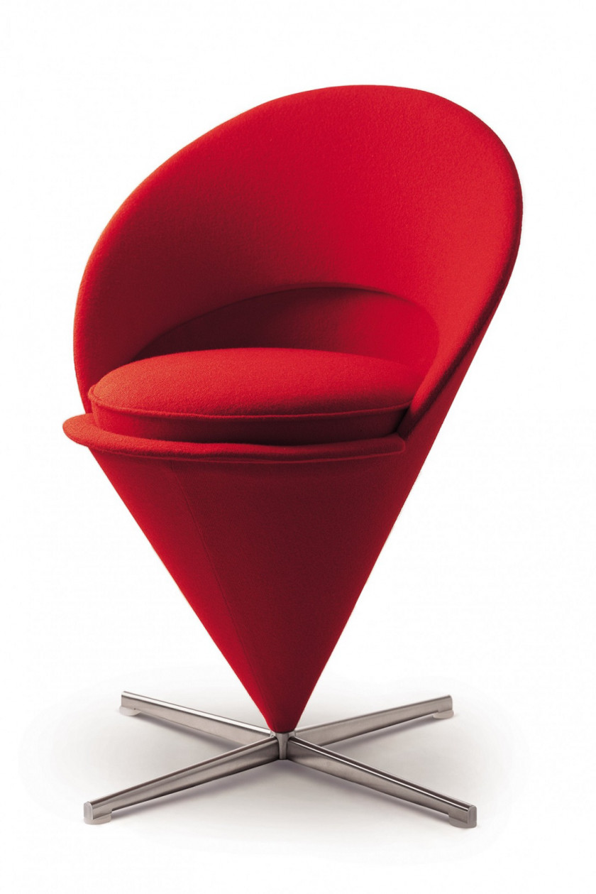 Armchair Panton Chair Eames Lounge Furniture Cone PNG