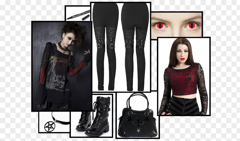 Casual Wear Punk Fashion Gothic Clothing PNG