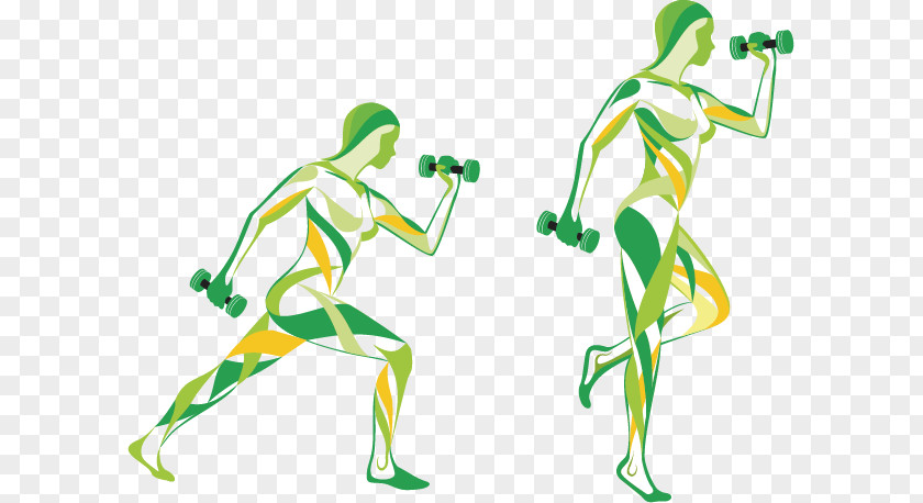 Creative Fitness Physical Bodybuilding Sport Icon PNG