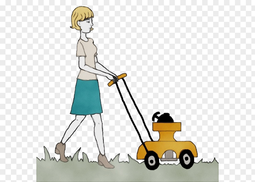 Drawing Street Sweeper Watercolor PNG
