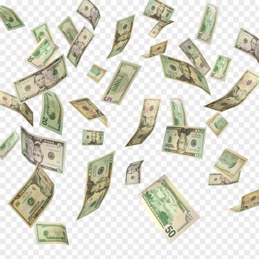 Falling Money United States Dollar Cash Stock Photography PNG