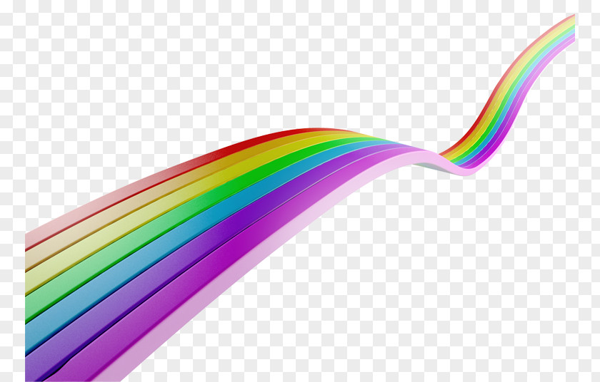 Rainbow Road Ink Brush Download PNG