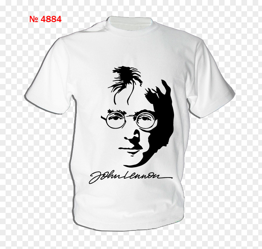 T-shirt Imagine: John Lennon Drawing Wall PNG