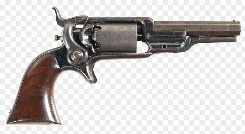 Weapon Colt Model 1855 Sidehammer Pocket Revolver Trigger Gun Barrel Firearm PNG