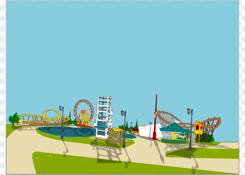 Amusement Cliparts Wonderland Park Clip Art PNG