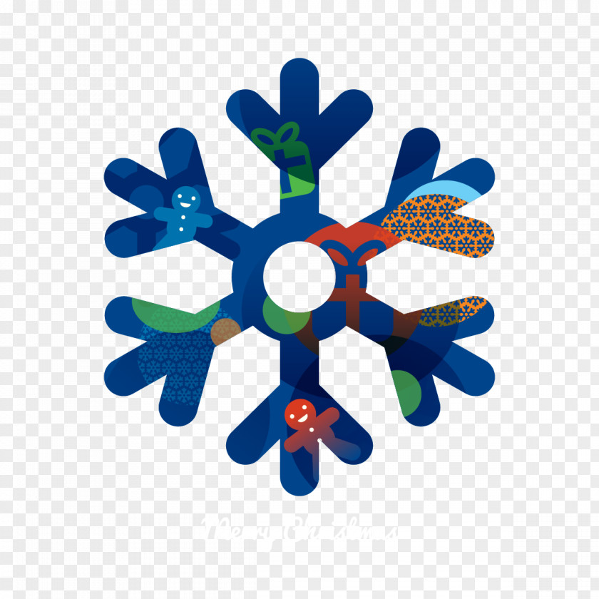 Blue Snowflake Icon PNG