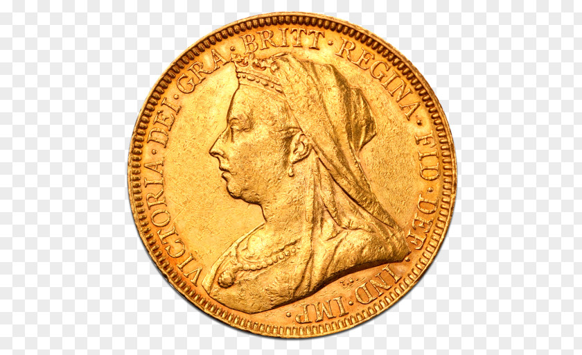 Coin Gold Sovereign Pound Sterling PNG