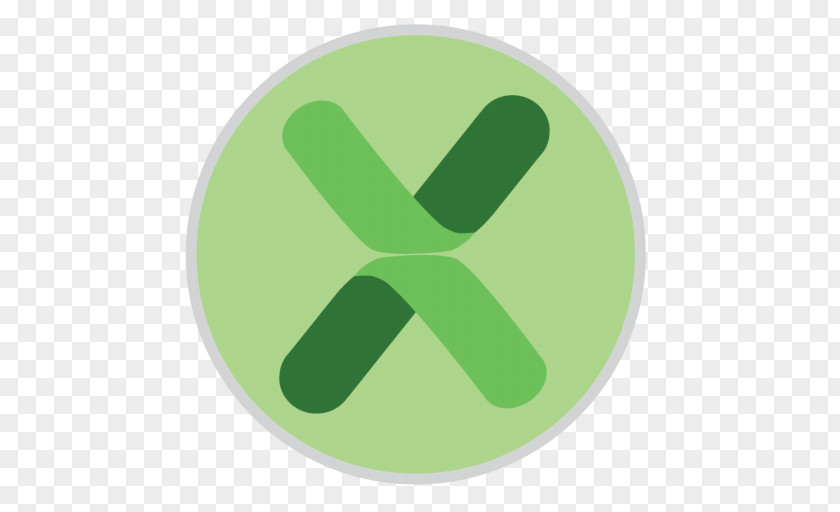 Excel Grass Symbol Green PNG