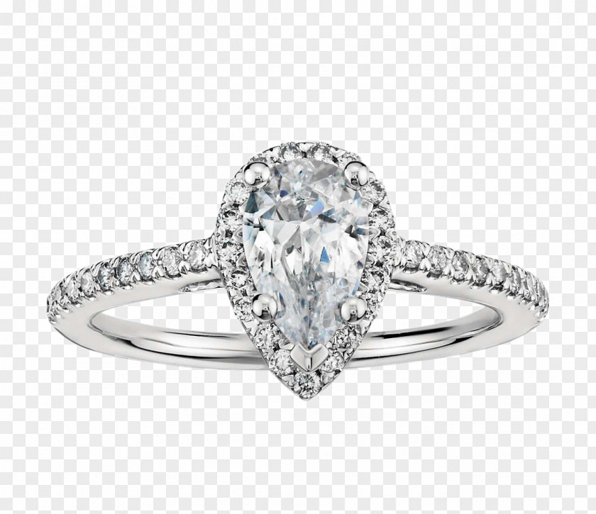 Hand Painted Diamond Ring Engagement Cut Cubic Zirconia PNG