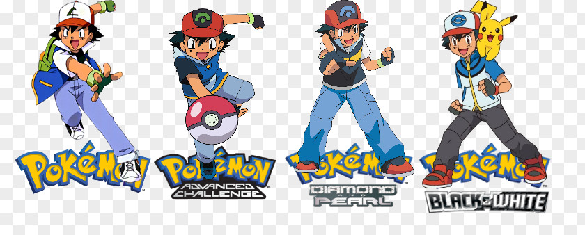 Pikachu Ash Ketchum Pokémon Black 2 And White Evolution PNG