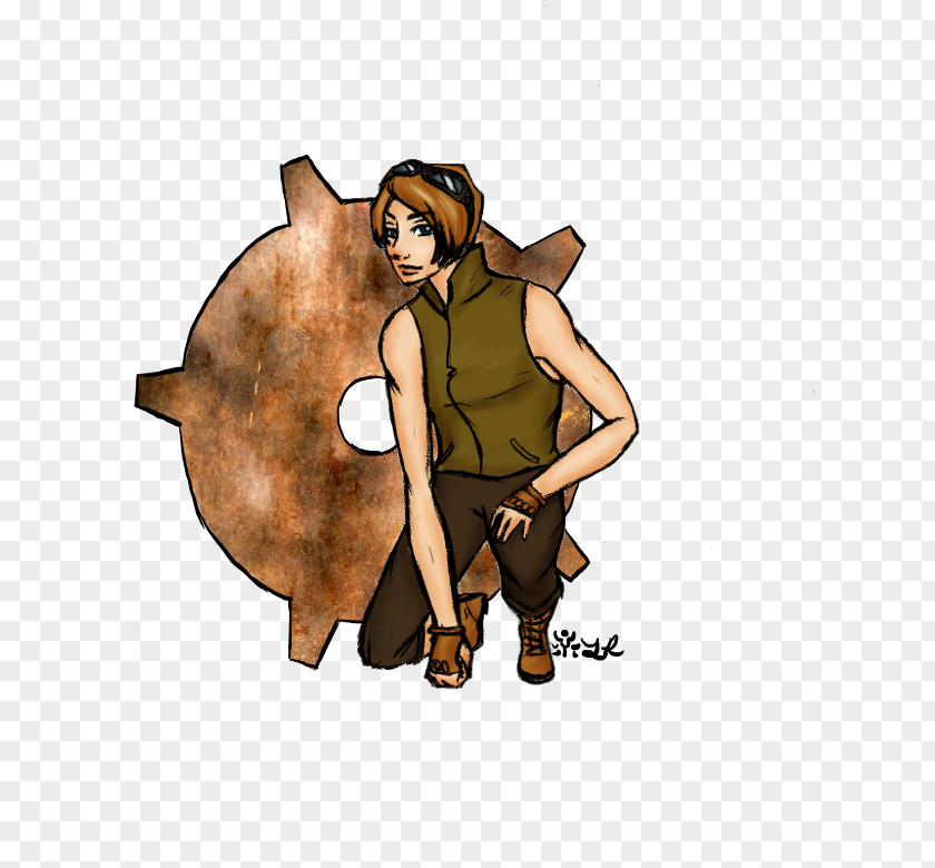 Rust-texture Human Behavior Carnivora Cartoon PNG