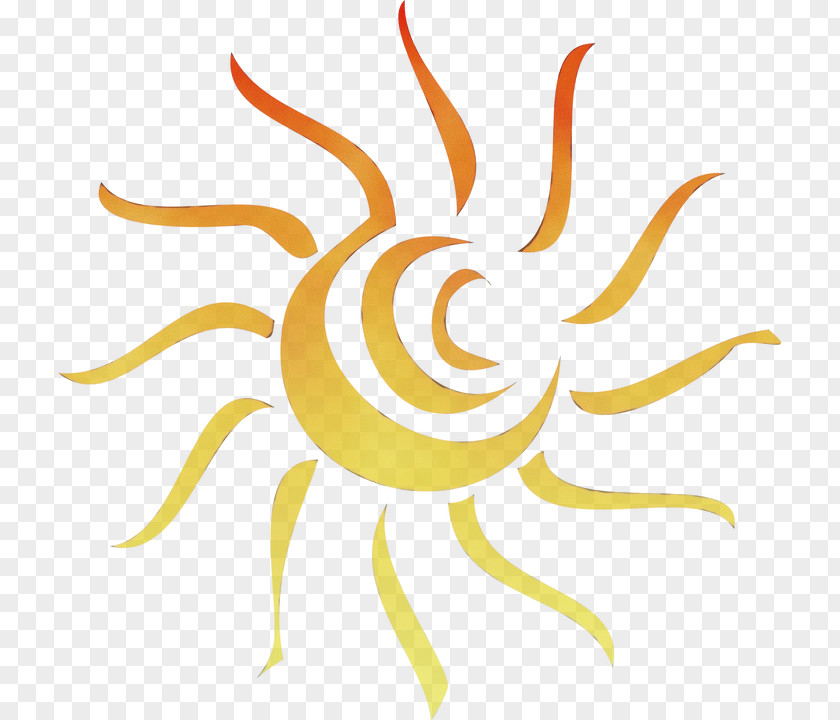 Yellow Heat Skull Logo PNG