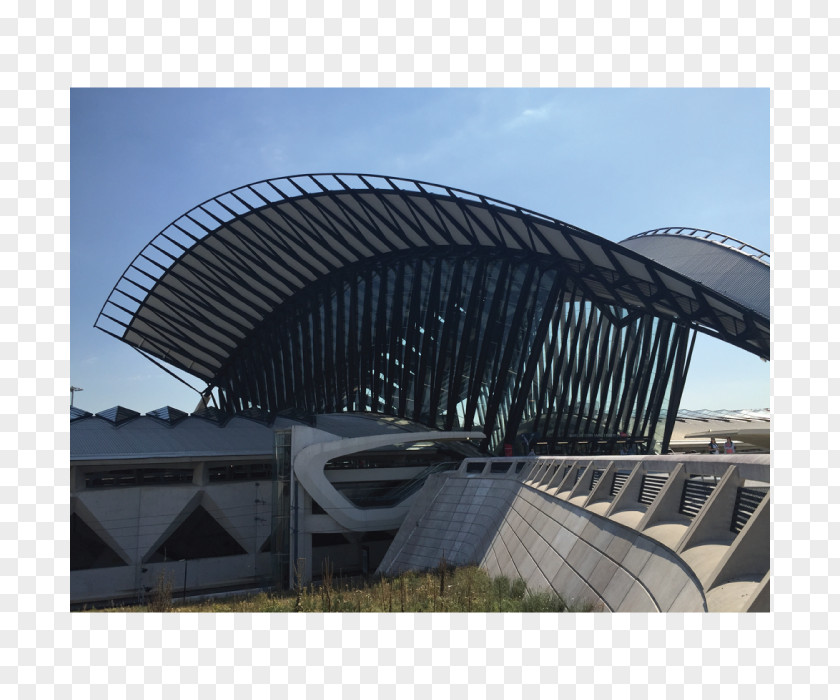 Building Gare De Lyon Saint-Exupéry Architecture Facade Steel PNG