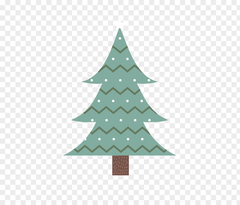 Cartoon Christmas Tree Fir Silhouette Pine PNG