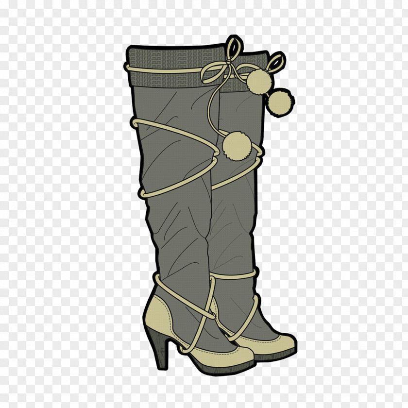 Girls Fashion Boots Boot Drawing PNG
