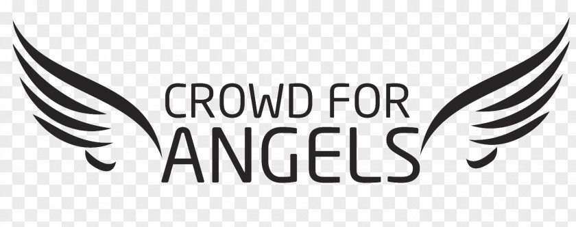 Logo Crowd For Angels (UK) Limited Brand Font Design PNG