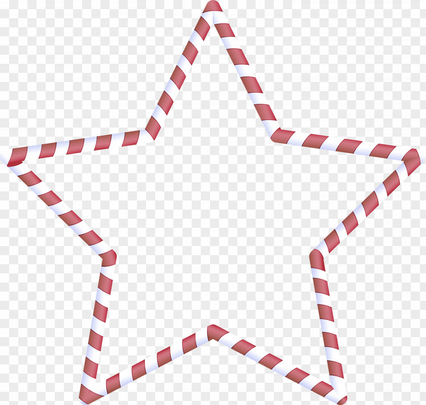 Pink Pattern Star PNG