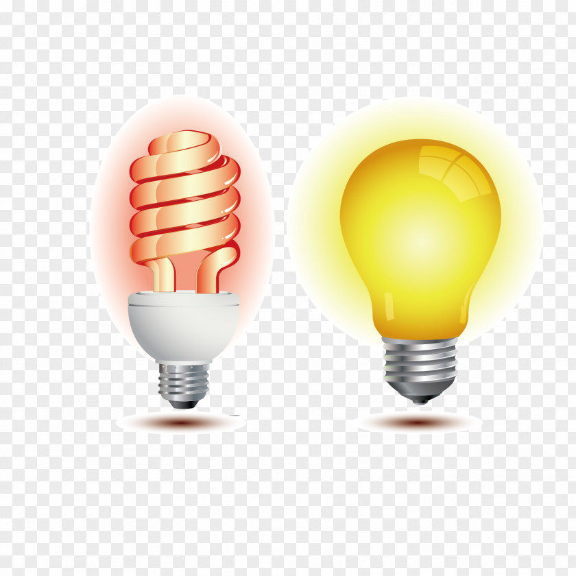 Vector Bulb Decoration Incandescent Light Lamp Clip Art PNG