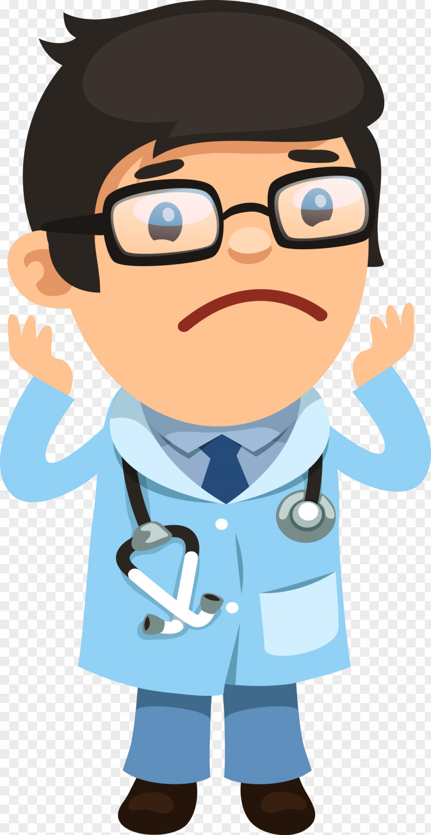 Vector Male Doctor Figure Physician Hospital Icon PNG