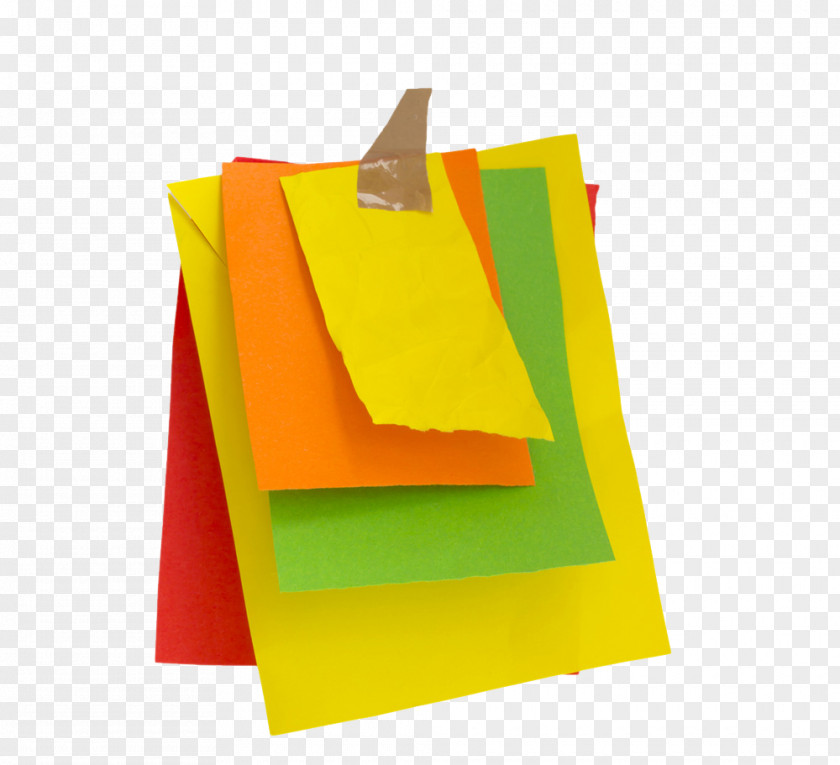 Color Notes Paper Post-it Note Stationery PNG