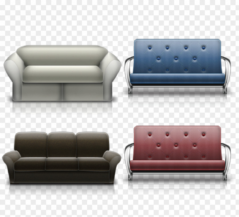 Sofa Couch Chair Bed Icon PNG