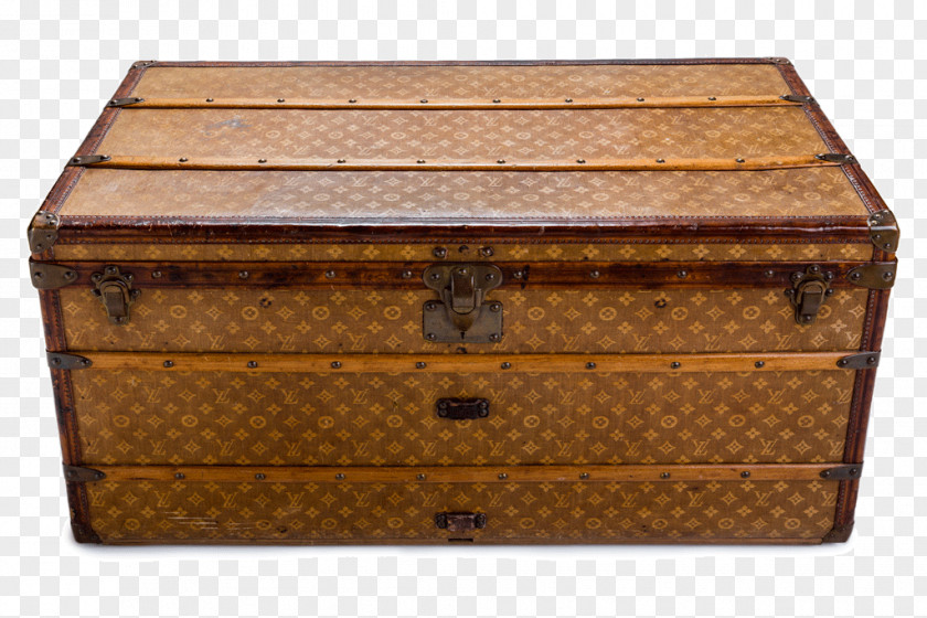 Suitcase Trunk 1890s Louis Vuitton Malletier PNG