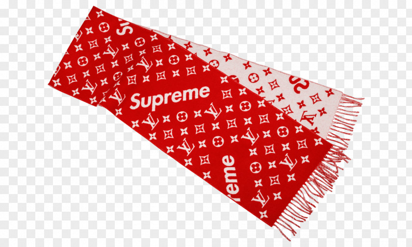 Supreme Scarf Louis Vuitton Clothing Sneakers PNG