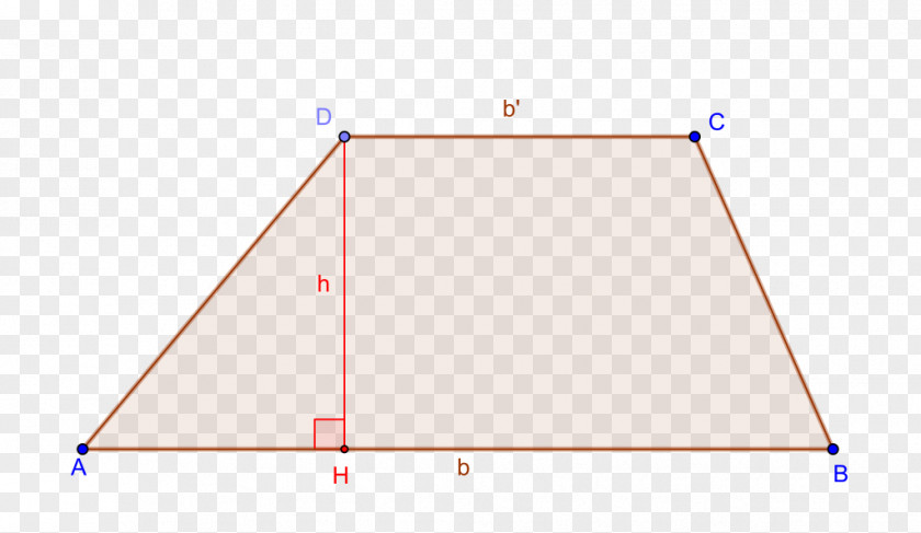 Trapeze Vector Trapezoid Area Triangle Quadrilateral Formula PNG
