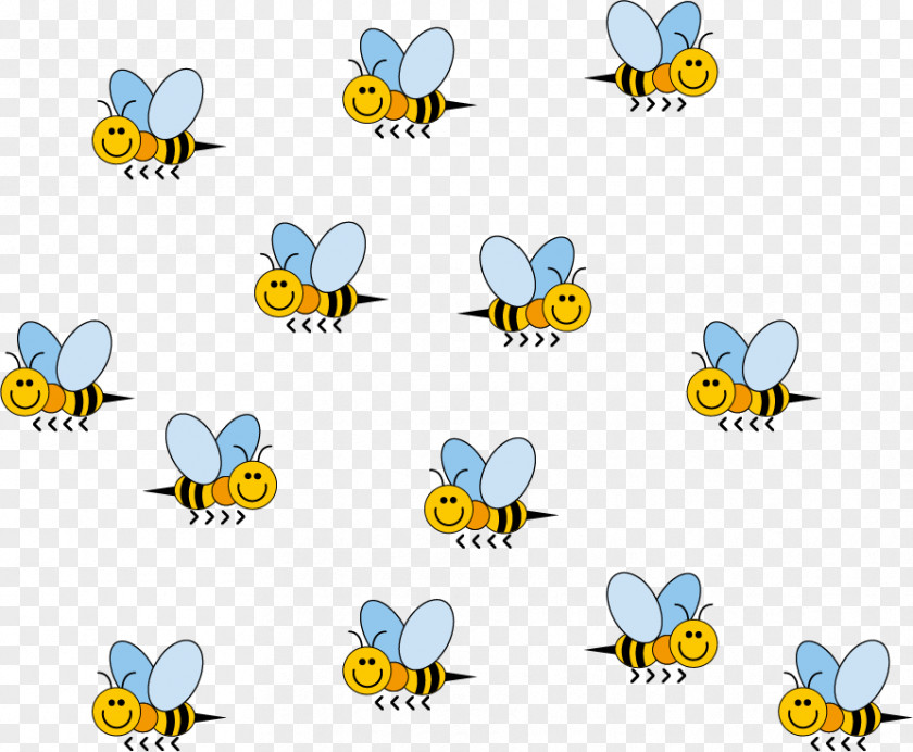 Vector Cartoon Bee Honey Euclidean PNG